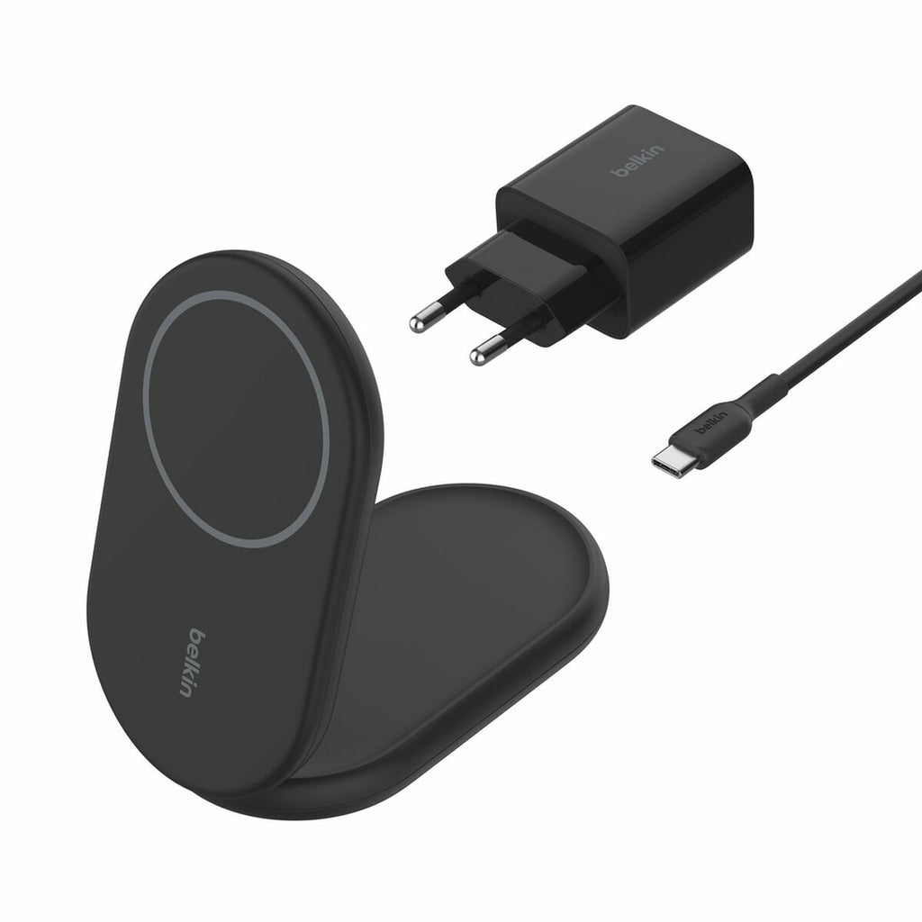 Belkin WIB007VFBK Kabelloses Ladegerät Schwarz – 15/20 W Fast Charging | Qi-Ladegerät mit USB-C & 1,5 m Kabel
