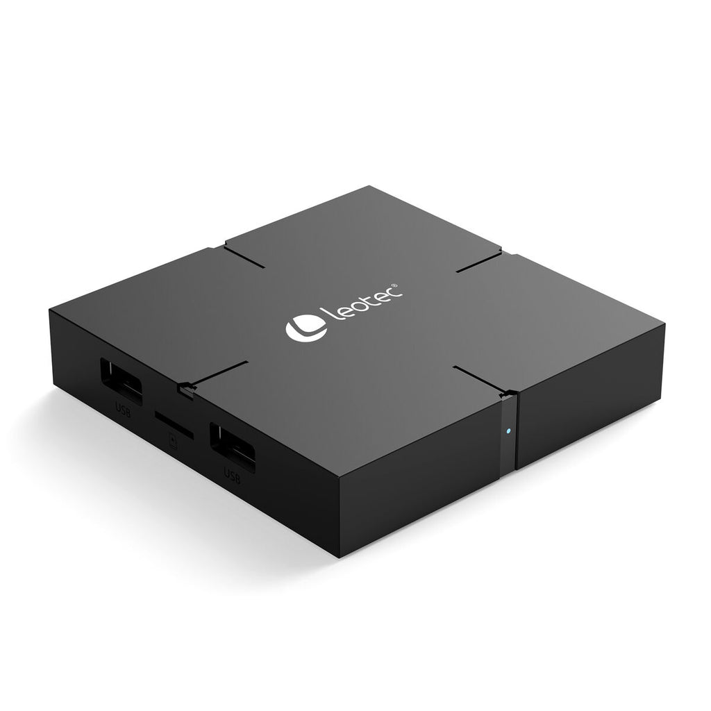 LEOTEC LETVBOX18 SHOW 2 216 – Android TV Box 4K Ultra HD | Quad-Core, 2 GB RAM, 16 GB Speicher, WiFi & HDMI 2.1