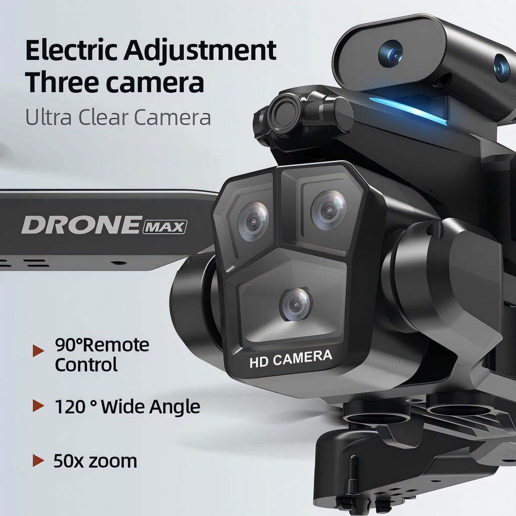 C10 Max Drone – Mini Drohne mit 360° Stunts, Hinderniserkennung & WIFI-Positionierung | Perfekt für Anfänger & Kinder