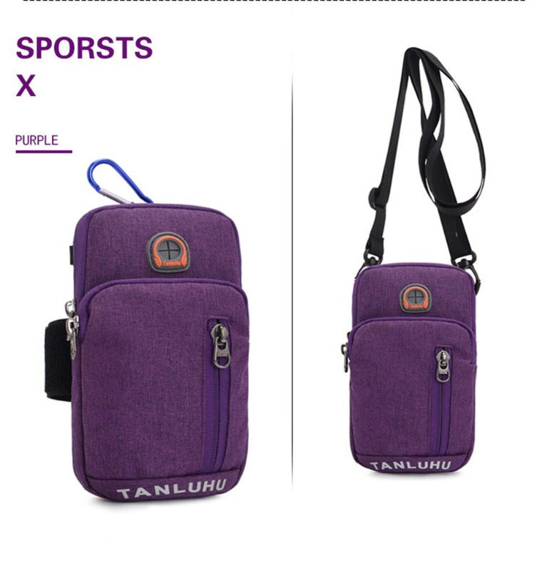 Laufarmband Tasche – Atmungsaktive Jogging Armtasche mit Reißverschluss & Verstellbarem Gurt | Perfekt für Smartphone, Schlüssel & Sport