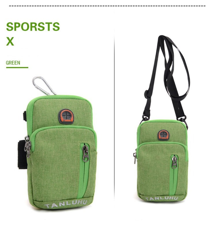 Laufarmband Tasche – Atmungsaktive Jogging Armtasche mit Reißverschluss & Verstellbarem Gurt | Perfekt für Smartphone, Schlüssel & Sport