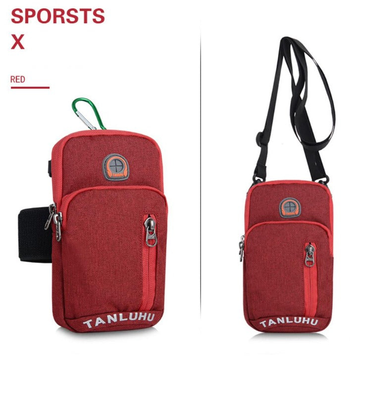 Laufarmband Tasche – Atmungsaktive Jogging Armtasche mit Reißverschluss & Verstellbarem Gurt | Perfekt für Smartphone, Schlüssel & Sport
