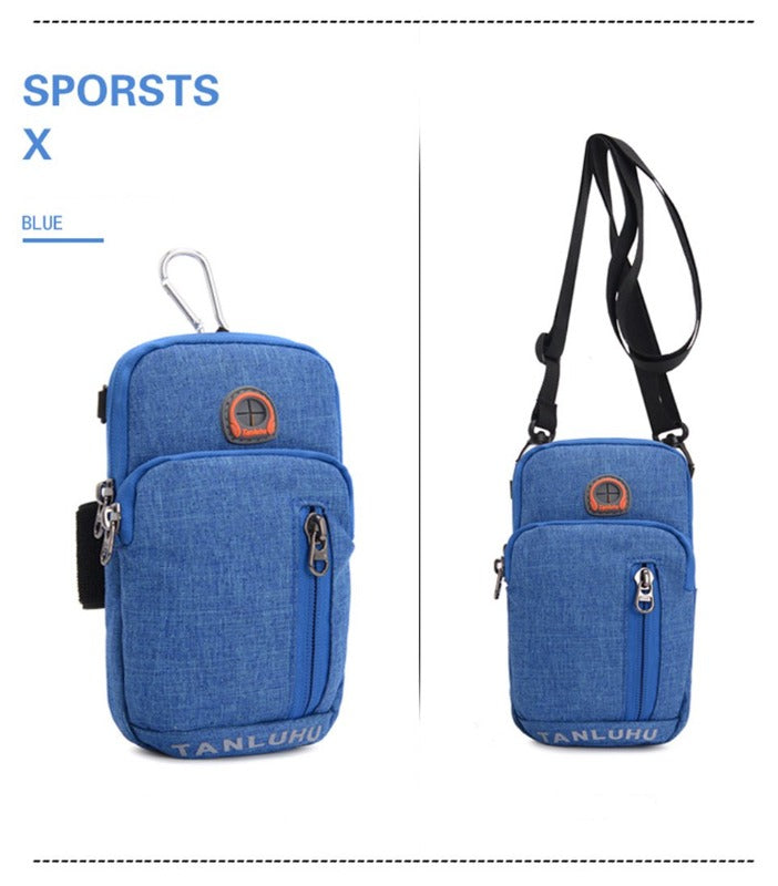 Laufarmband Tasche – Atmungsaktive Jogging Armtasche mit Reißverschluss & Verstellbarem Gurt | Perfekt für Smartphone, Schlüssel & Sport