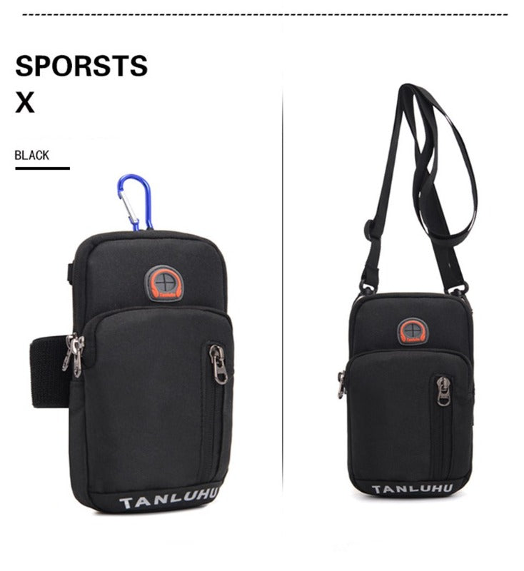 Laufarmband Tasche – Atmungsaktive Jogging Armtasche mit Reißverschluss & Verstellbarem Gurt | Perfekt für Smartphone, Schlüssel & Sport