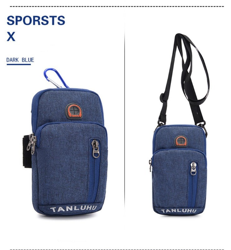 Laufarmband Tasche – Atmungsaktive Jogging Armtasche mit Reißverschluss & Verstellbarem Gurt | Perfekt für Smartphone, Schlüssel & Sport