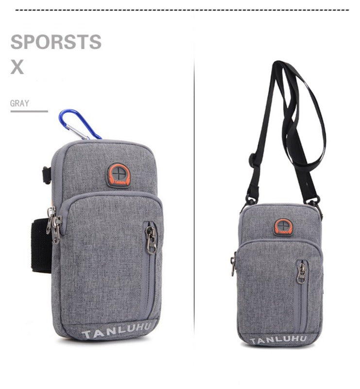Laufarmband Tasche – Atmungsaktive Jogging Armtasche mit Reißverschluss & Verstellbarem Gurt | Perfekt für Smartphone, Schlüssel & Sport