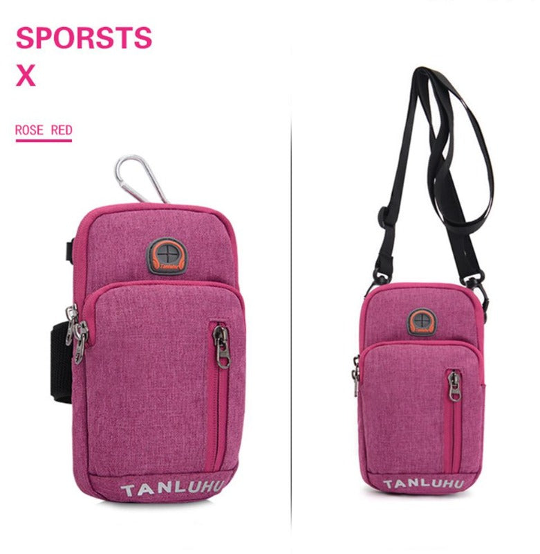 Laufarmband Tasche – Atmungsaktive Jogging Armtasche mit Reißverschluss & Verstellbarem Gurt | Perfekt für Smartphone, Schlüssel & Sport